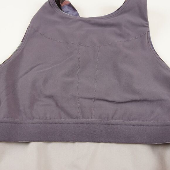 Athleta Conscious Crop Bra Vivid Stroke Purple Womens Sz XS - Picture 7 of 8